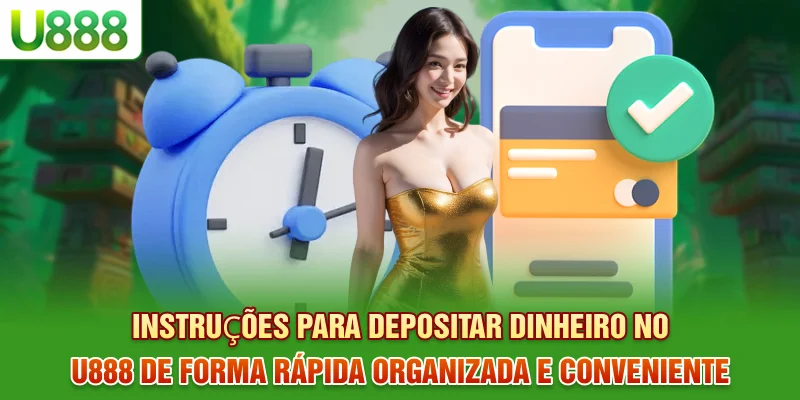 Instruções para Depósito U888 de forma rápida, organizada e conveniente Instruções para Depósito U888 de forma rápida, organizada e conveniente