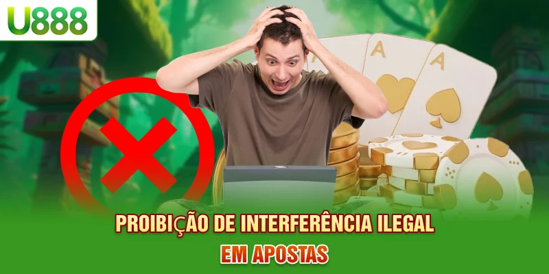 Proibição de interferência ilegal em apostas Proibição de interferência ilegal em apostas